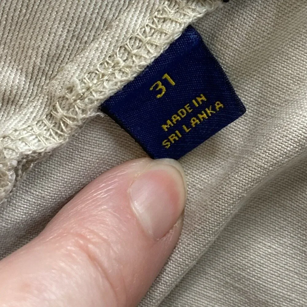 Polo Ralph Lauren‎ Shorts Men's 31 Khaki Classic Fit Chino Golf Beach Camping